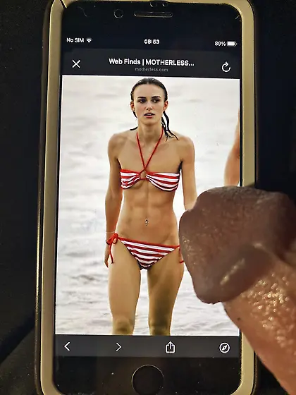 Keira Knightley cocked