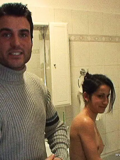 Amateur Euro chick is ready for a freaky POV scene,  she blows he