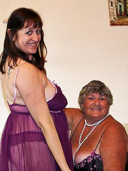 Hot babe black nighty