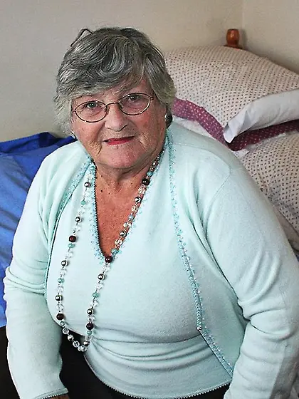 Grandma babe takes turquoise