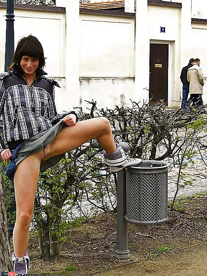 NEVER UNDIES UNDER THE MINISKIRT