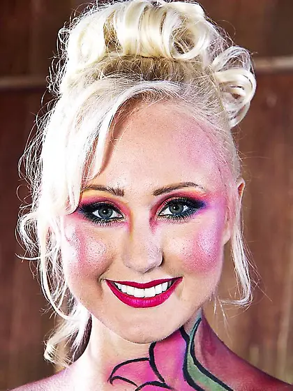 Ukrainian body paint