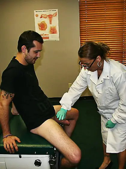 Cute uniform milf in gloves Stacie Starr is pleasing man with th