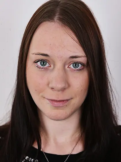 Cute babe stands black