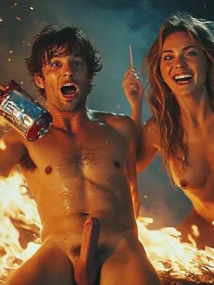 Sexy Women Lighting their Men Up!