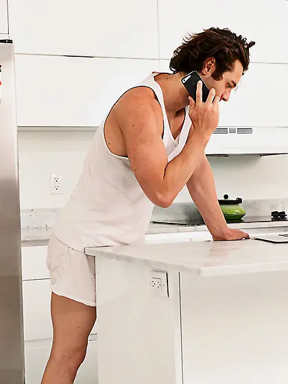 Sexy blonde shows herself totally naked and ready to cum