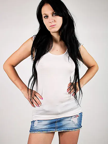 Perky girl skirt jizz