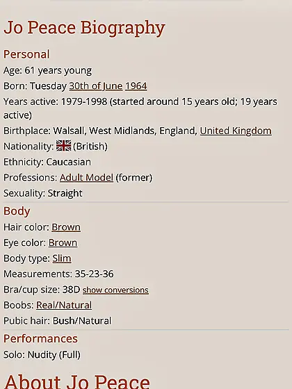 Britain’s Jo Guest’s Hairy Pussy