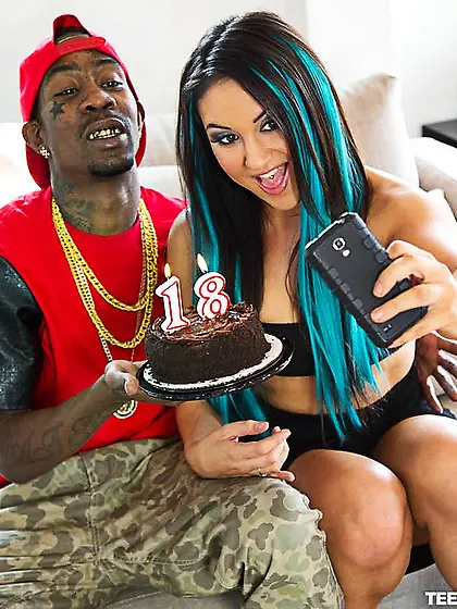 Her ass is nice and tight and her pussy is so wet for BBC