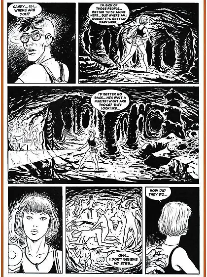 Xxx cartoon. Banged by Neanderthals.