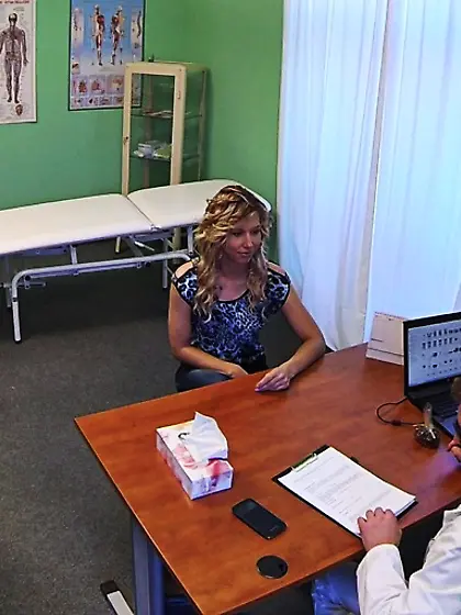 Young blondie blue sucks