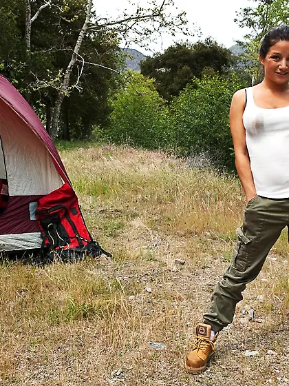 Petite bound gangbang