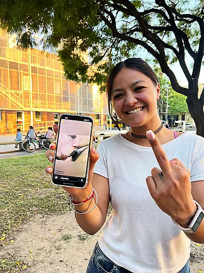 Goddess Tini exposes Paul from Canada