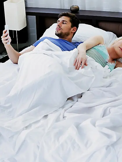 Blonde goddess sexy wake-up