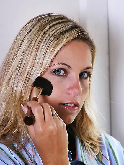 Jenni Gregg strips her lingerie in front of the camera and shows