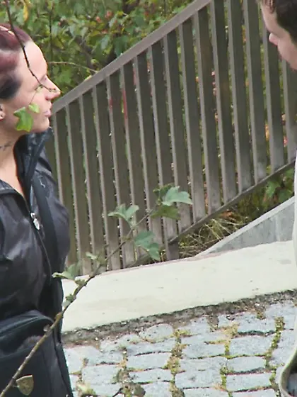 Yummy boobed redhead teen