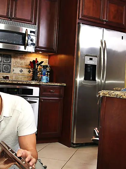 Licentious teenager Stella Banxxx is worshipping hard stick and