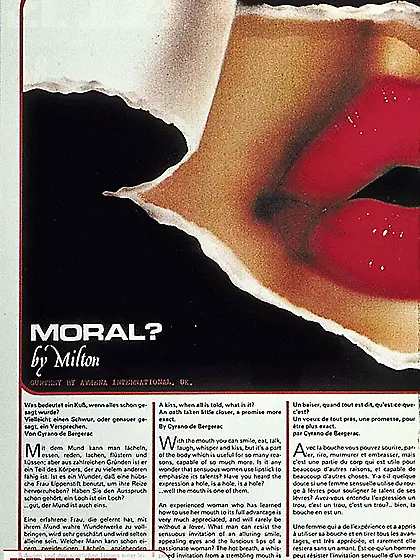 Elegant chick displays juicy