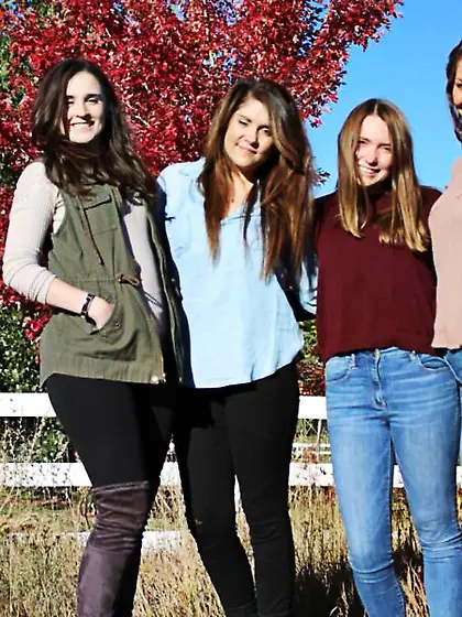 Four Sluts Show Their Butts