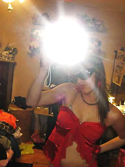 College teenager selfshots