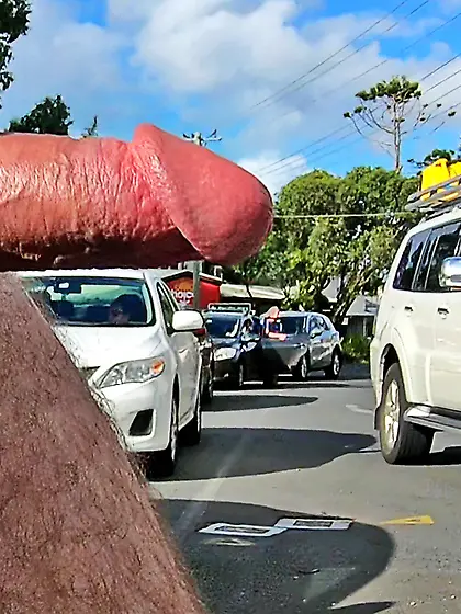 WNBR Byron Bay publlic erection crosses a street