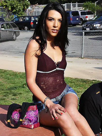 Brunette babe in black high heels is nailed and even double pene