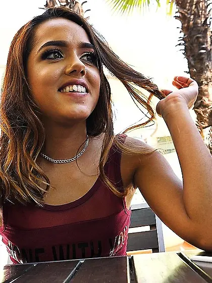 Petite girl gangbang