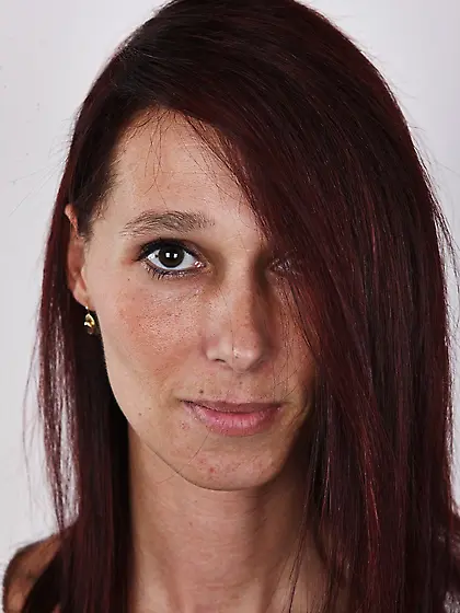 Lovely redhead skinny body