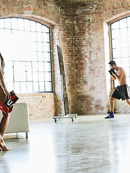 Seductive gym bunny chick