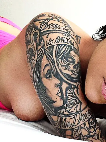 Big fat piston is bursting inside the mouth and pussy of lewd ch