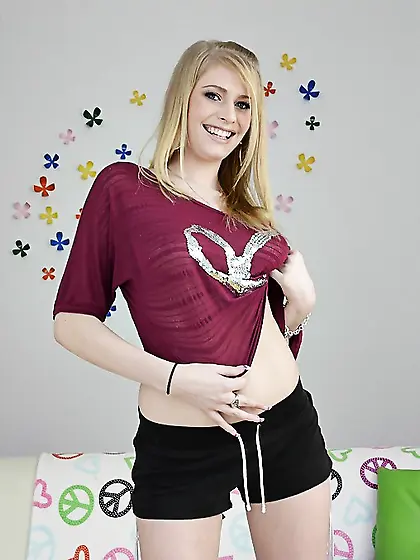 Stripping petite teen hardcore