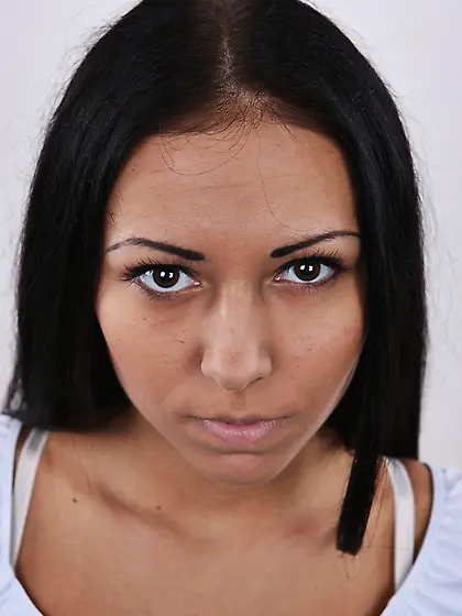 Hot black hair chick