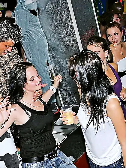 Candid photos from a hardcore party