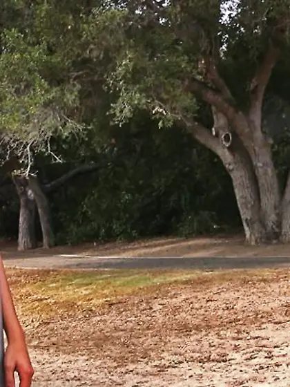 Busty mountain climber Ricki White shares rock solid dick with n