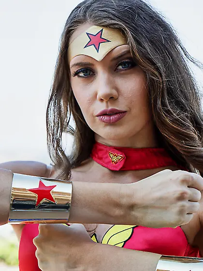 Elena Koshka's ripped pantyhose can't stop Nathan Bronson's big