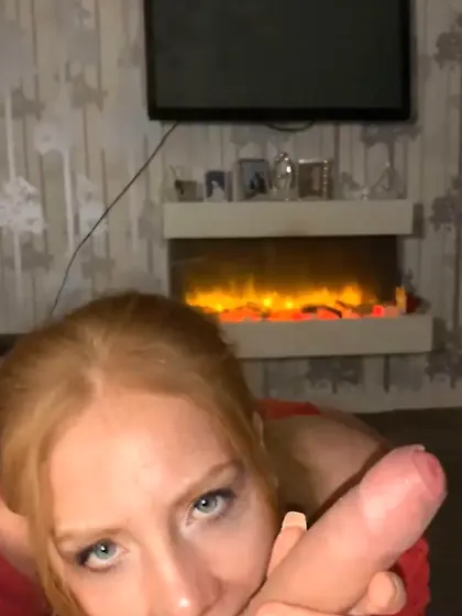 Lisa G.  sucking cock at Christmas in Virginia