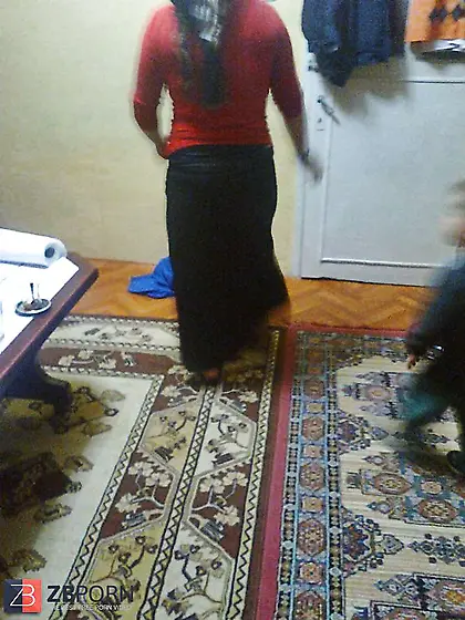 Hijab bum voyeur