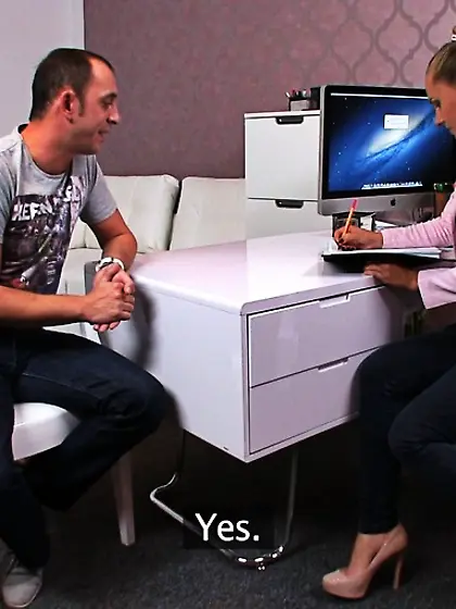 Steaming hot blonde agent