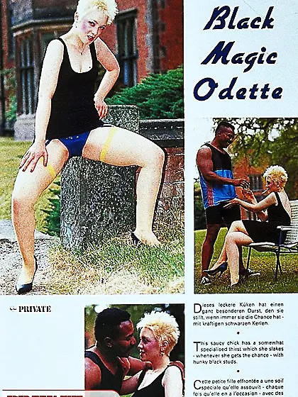 Luscious brunette wearing red