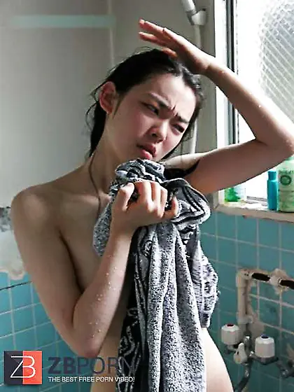 Chinese lady taking a shower