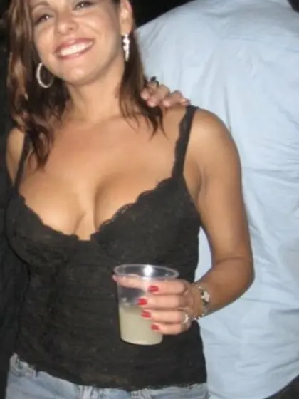 Latina MILF Jackie shows her tits for the guys