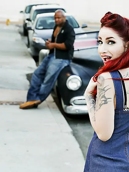 Tiny tits interracial bbc