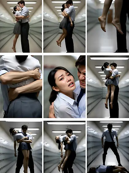 Pretty Teacher Squeezed by Tough Collegeguy