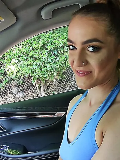 Young gal plays park