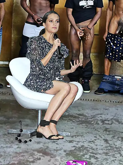 Interracial Celebrity PreGangbang Foot Fetish Fake