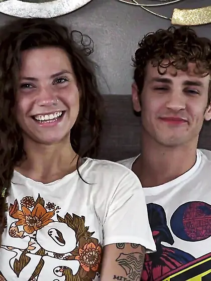 Bubble-butt tattooed teen pounded hard by...