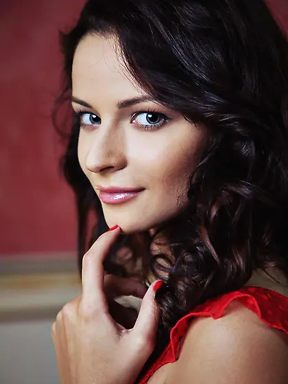 Graceful and elegant brunette Ardelia A charms everyone in the w