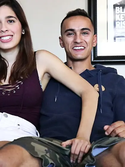 Small tits brunette lets