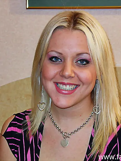 Cute blonde teen sausage