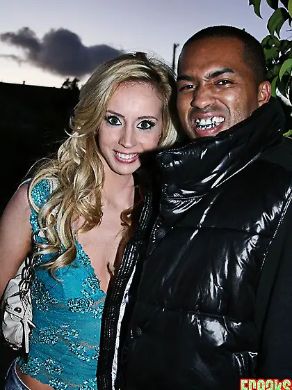 Blonde Kelly Wells has interracial sex of her lifetime with huge